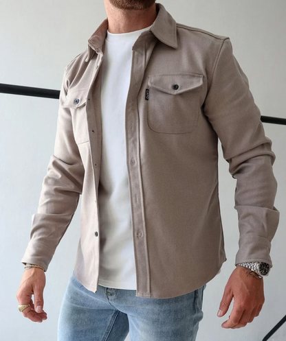 Surchemise Homme Boutonnée avec Poches
