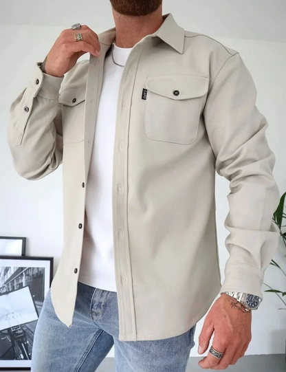 Surchemise Homme Boutonnée avec Poches