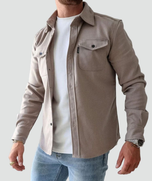 Surchemise Homme Boutonnée avec Poches