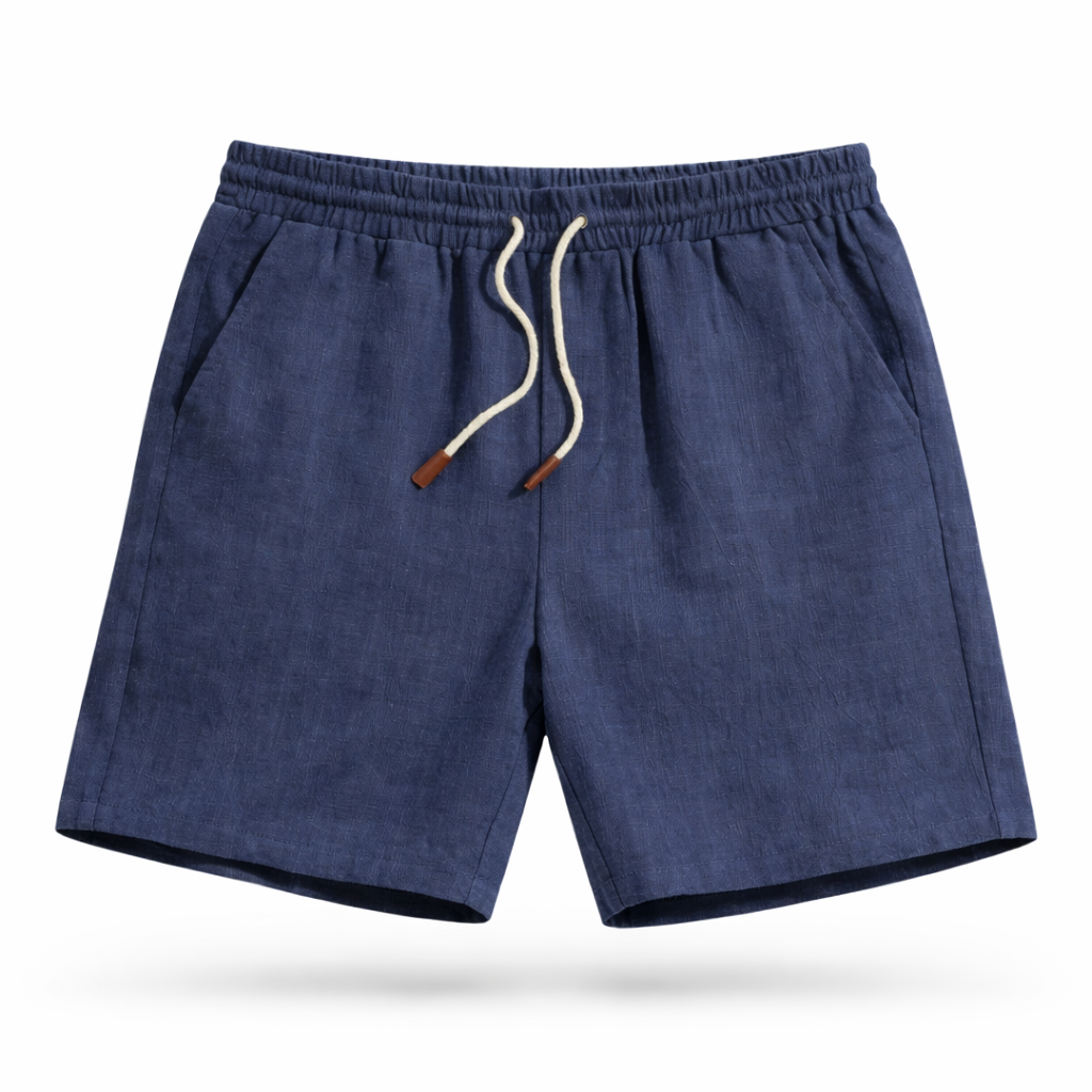 Short Homme en Lin Taille Élastique