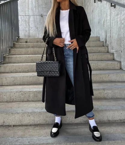 Manteau Femme Réversible Style Laine