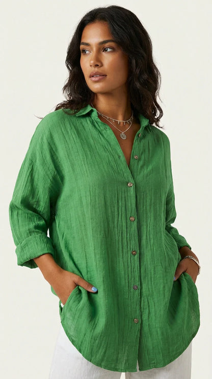 Blouse Femme Légère Boutonnée