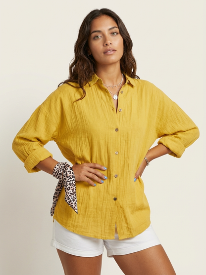 Blouse Femme Légère Boutonnée