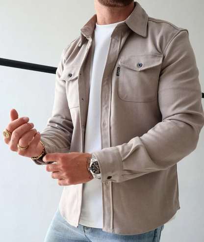 Surchemise Homme Boutonnée avec Poches