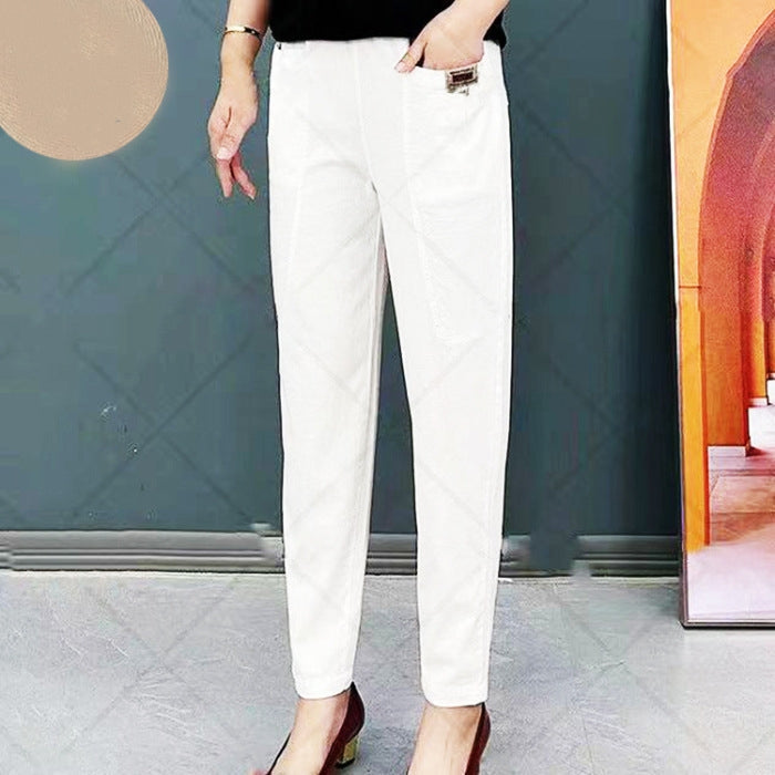 Pantalon Tailleur Femme Coupe Droite