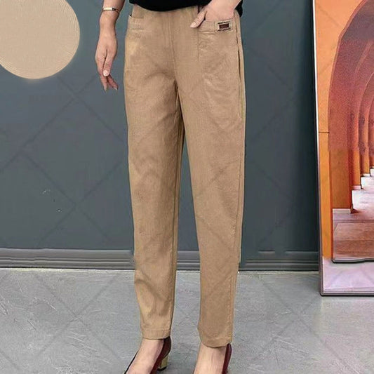 Pantalon Tailleur Femme Coupe Droite